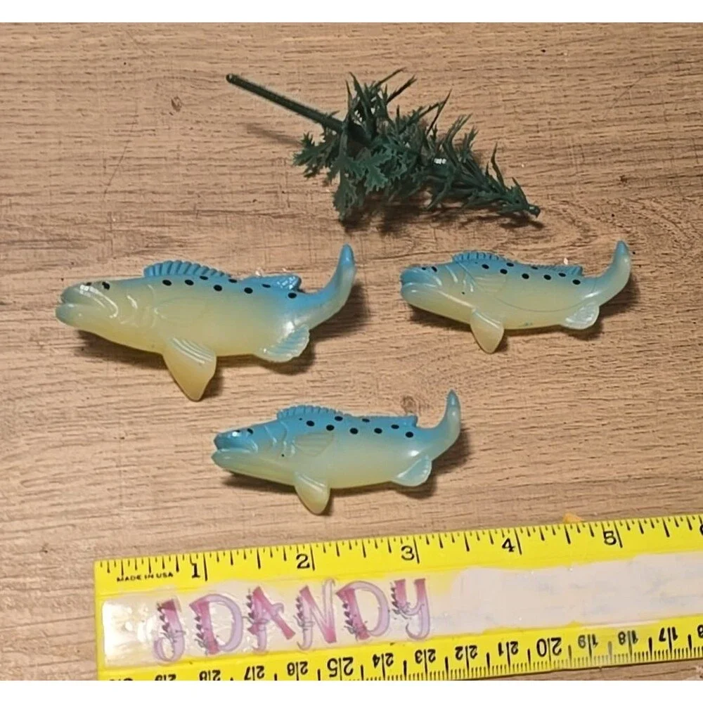 Vintage Fish (3) Collection Cake Toppers 3
